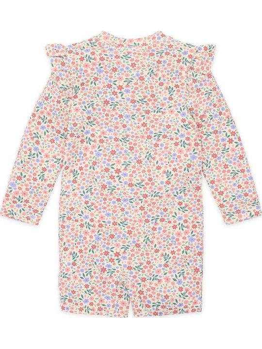 Little Dutch Kids One-Piece Swimsuit With Long Sleeve Dreamy Flowerfield
