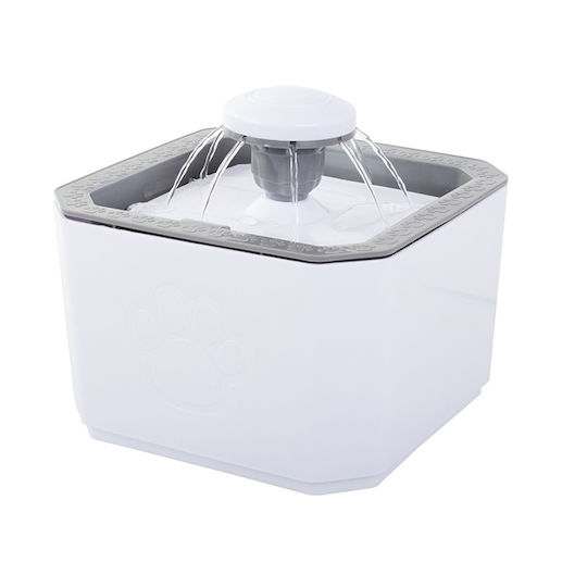 Fântână De Apă Din Plastic Pentru Câine Și Pisică 2.5lt 19x19x17.5cm