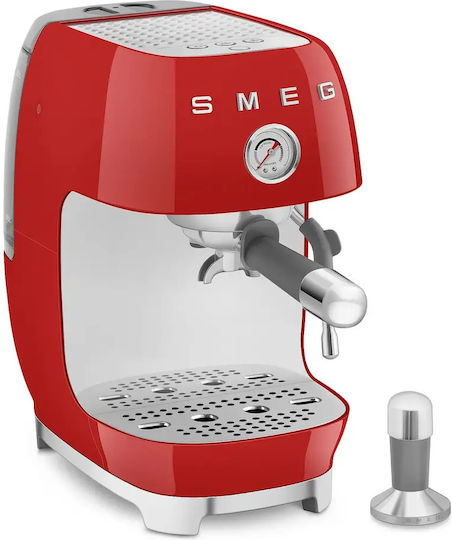 Smeg Μηχανή Espresso 1650W Πίεσης 15bar ECF03RDEU