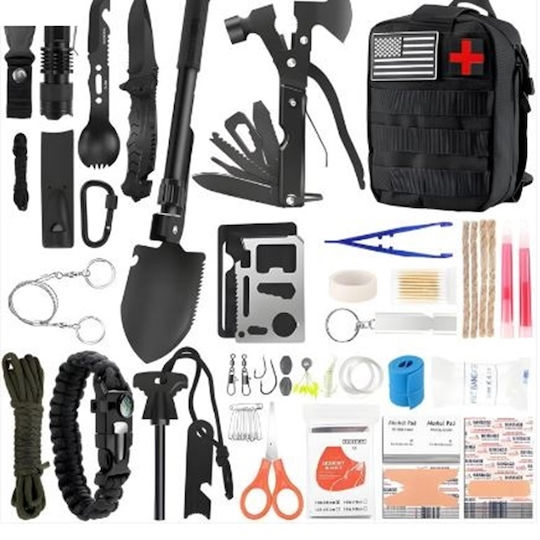 Complete Multifunctional Survival Tip Kit Set Multicolor