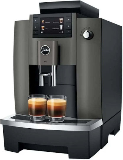 Jura W4 Автоматична Еспресо Кафемашина 1100W Налягане 15bar за Капучино с Мелачка и Wi-Fi Сребрист 15542