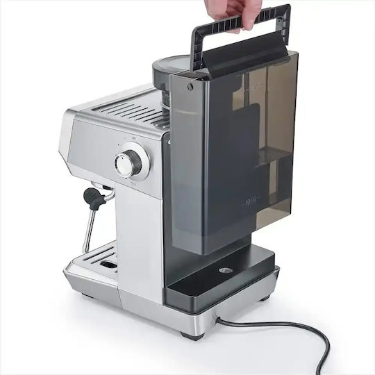 Caso Espressor Automat 1500W Presiune 20 Bar pentru Cappuccino cu Râșniță Gri