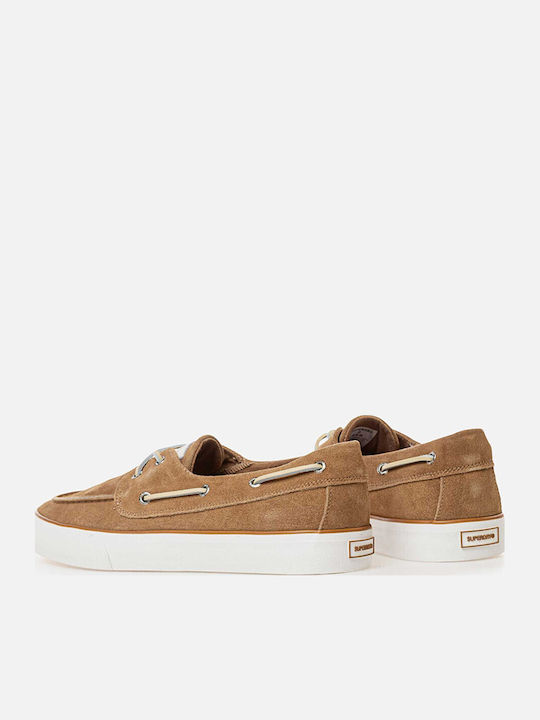 Suede Herren Mokassins in Tabac Braun Farbe