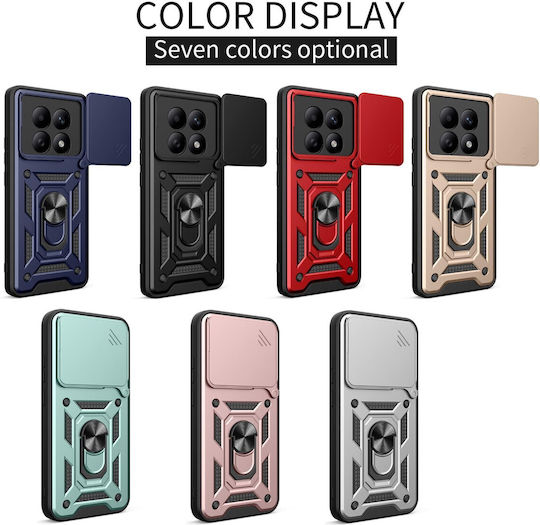 Xiaomi Redmi Note 15 5g 4g Sliding Camera Cover Design Tpu+pc Blue-θήκη Σκληρή