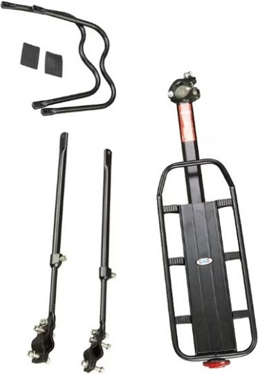 Bicycle Rear Rack 55 X 16 Cm Black