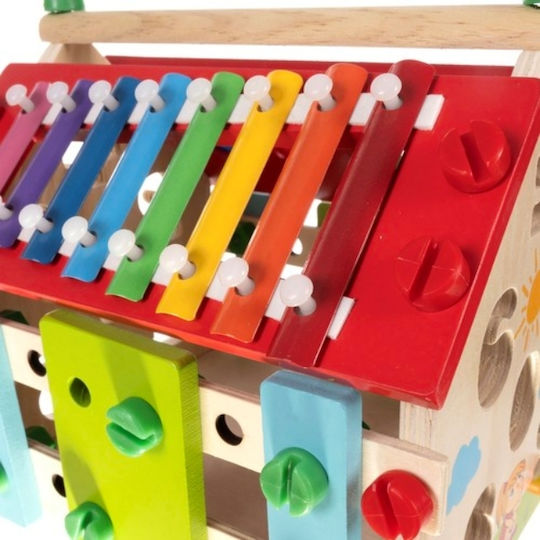 Jokomisiada Baby Aktivitätsspielzeug aus Hölzern