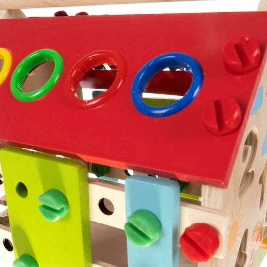 Jokomisiada Baby Aktivitätsspielzeug aus Hölzern