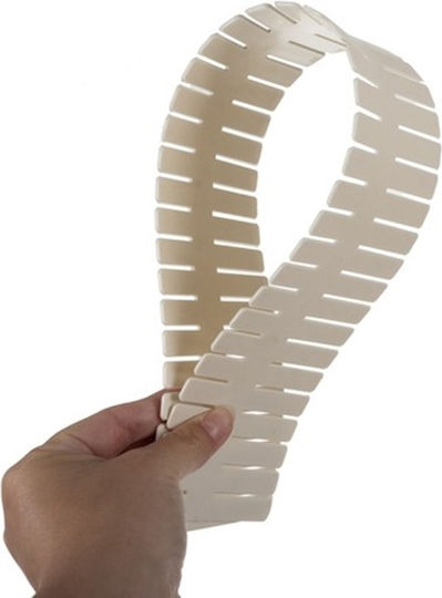Compartimente Pentru Sertar Din Plastic 46.3x7cm 4 Bucăți Albe
