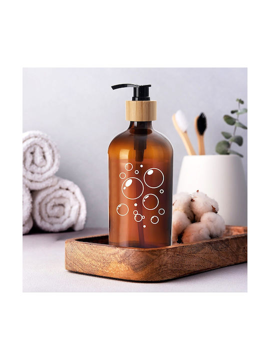 Orion Dispenser Κουζίνας Γυάλινο Καφέ 500ml