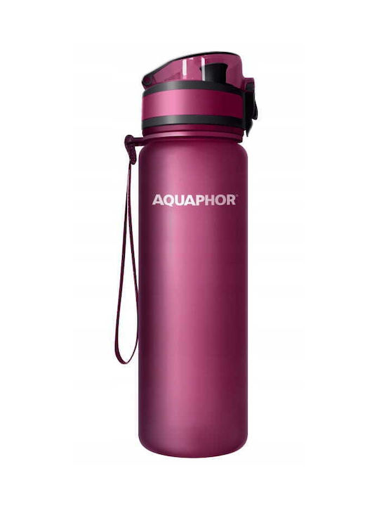 Aquaphor City Wasserflasche 800ml Lila