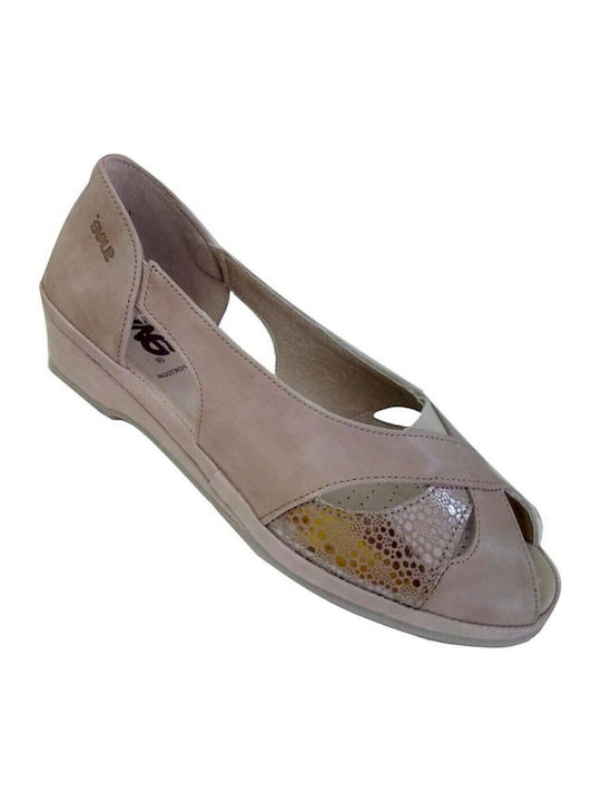 Leather Women's Anatomic Beige Sandals