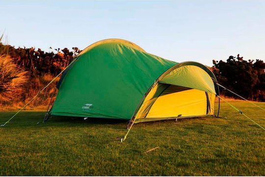 Vango Starav 200 Camping Tent Tunnel Green with Double Cloth 4 Seasons for 2 People 220x185cm