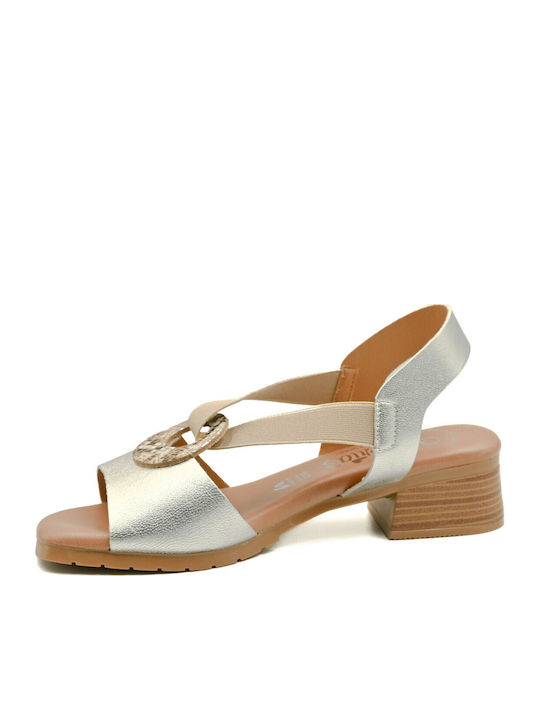 Leder Sandalen Anatomisch Weiß