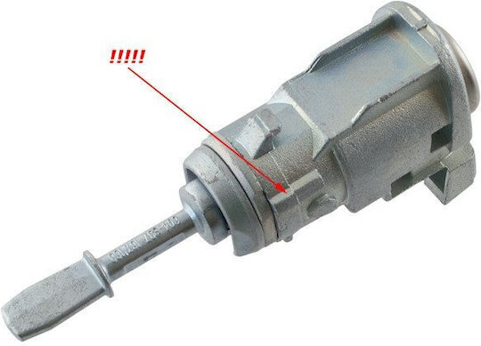 Vw Polo 9n 02-08 Front Left Door Lock Cylinder Insert