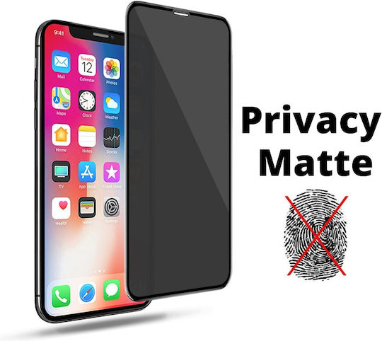 Flippy Displayschutzfolie iPhone 14 Pro Max Gehärtetes Sicherheitsglas 9h Härte Datenschutz Matt 360 Transparenz Vollständiger Schutz