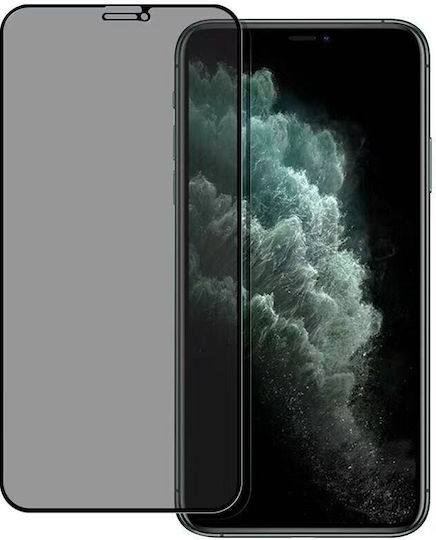 Gehärtetes Glas Displayschutzfolie Apple iPhone 15 Plus Flippy Datenschutz Diamant Hd Sichtbarkeit Vollständiger 9d Schutz Antistatisch Esd Datenschutzschutz Schwarz