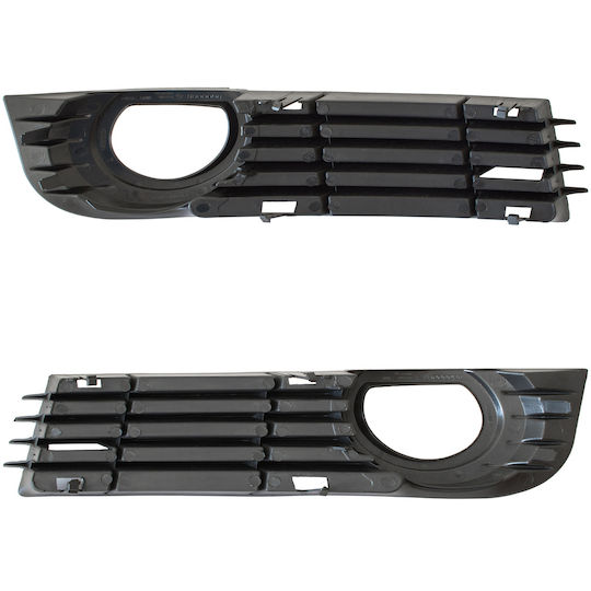 Audi A8 D3 05-10 Bumper Grille Left + Right 2 Pcs Set