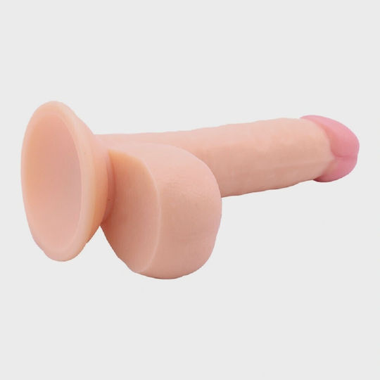 Guilty Toys Realistic Dildo with Scrotum and Suction Cup Flesh