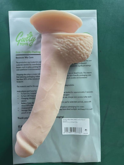Guilty Toys Dildo Realistic Cu Ventuză Flesh