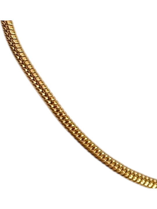 Kalliopi Silver Златна Верига За Глезен От Стомана 20cm HBM-5005