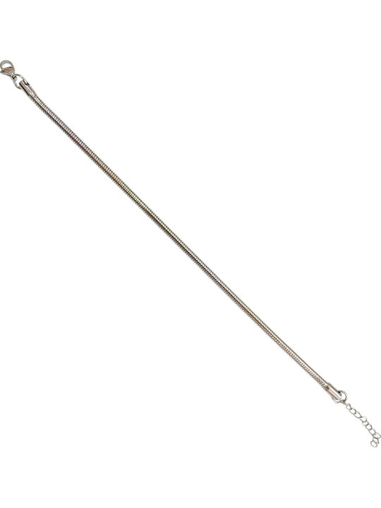 Kalliopi Silver Fußarmband aus Stahl 20cm HBM-5012