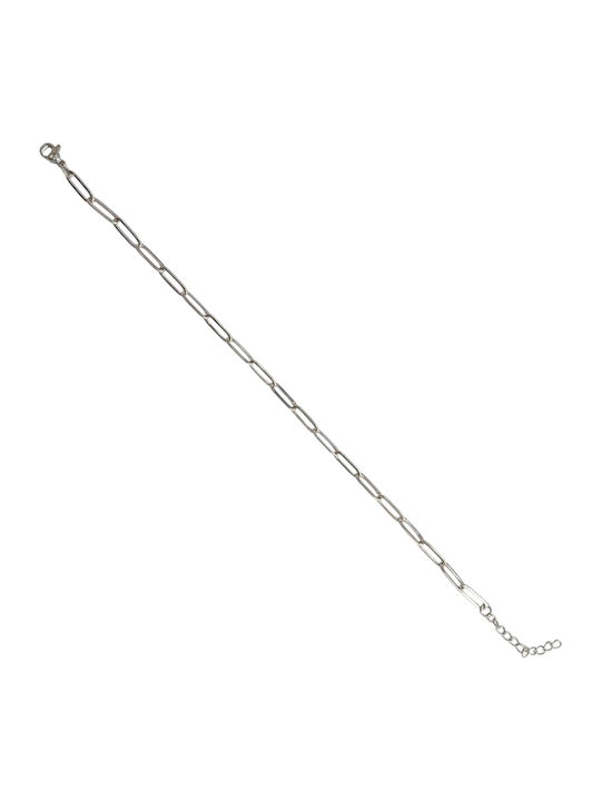 Kalliopi Silver Fußarmband aus Stahl 20cm HBM-5010