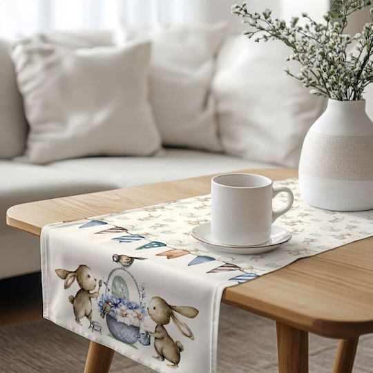 Traversă Decorativă Pentru Masă 40x150 Cm 100% Bumbac Imprimeu Jucăuș Feta