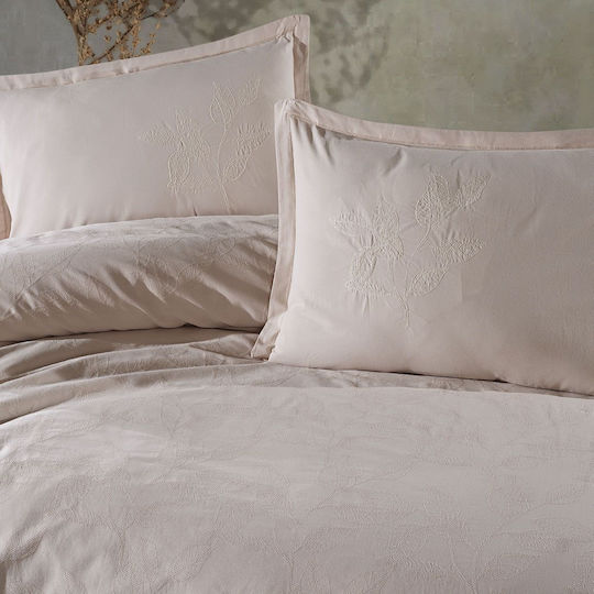Clasy Home Σετ Διπλή 200x220cm Beige