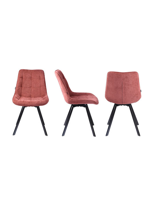 Lapo Scaun Sala De Mese Cu Material Textil Bordo