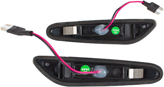 БМВ 1 E81 E82 E87 E88 LED Страничен Показалец Димни Обикновени 2 Бройки Комплект