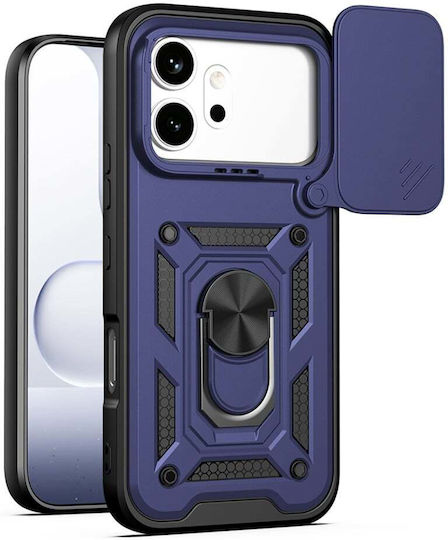 Husă Honor 600 600 Pro Protecție Cameră Set Inele Magnetice Autocolant Camshield Albastru
