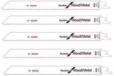 Bosch Ламели За Саблен Трион За Дърво Метал S1122hf 5 Броя
