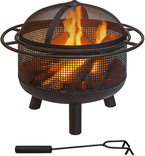 Relaxdays Feuerstelle Funken Schutz Ofen
