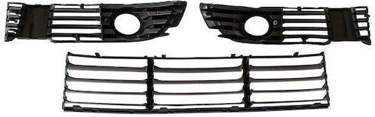 Vw Passat B5 Fl 00-05 Halogen Kühlergrill In Vorderseite Stoßstangen L+r+Mitte Set