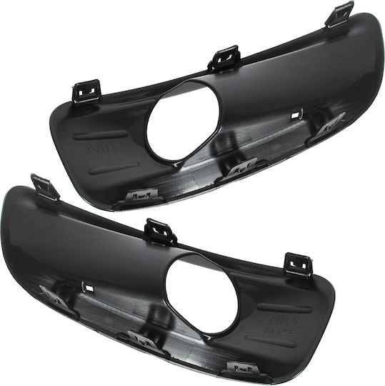 Citroen C4 2010 Halogen Front Bumper Grille Left + Right 2 Pcs Set