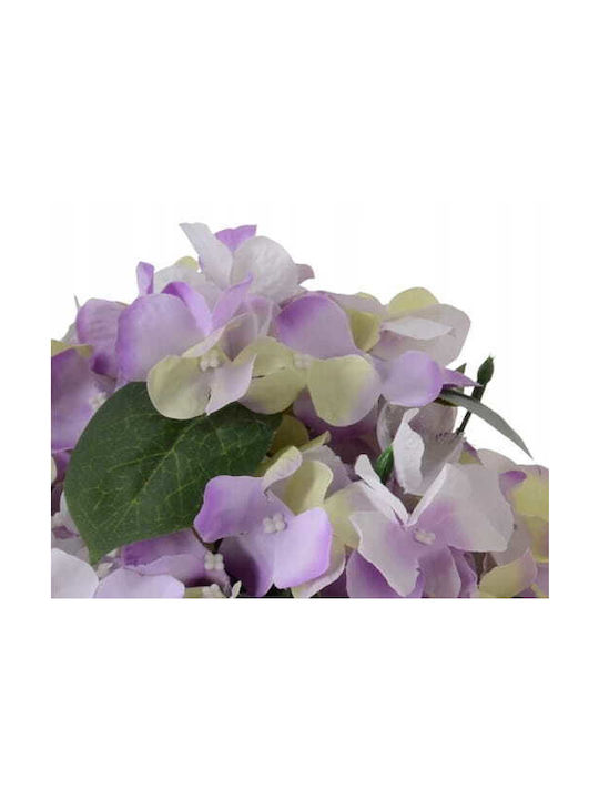 Hydrangea In A Pot Artificial Decorative Plant 1 Pc 24x25 Cm