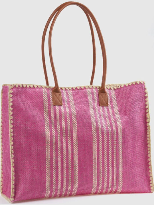 Verde Verde Strandtasche Fuchsia