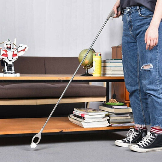 Clești De Colectare Deșeuri Flippy Metal Plastic 77 5 Cm Fără Mâini Murdare Gri