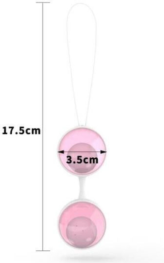 Κολπικές Μπάλες Lovetoy Kegel Balls Luna Ii Ροζ Lo-10024