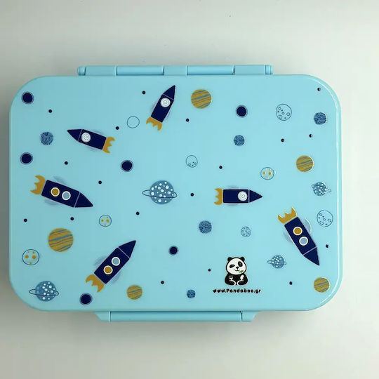Pandaboo Plastic Kids' Food Container Unicorns 0.85 Litre