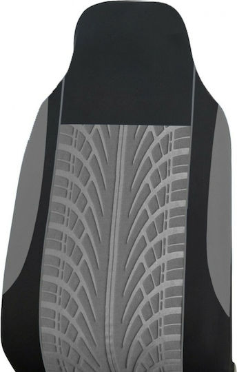 Car Seat Covers Set Polyester Fabric Black Grey 21 Pieces Mercedes Sprinter vito vw Crafter T5 ford Transit peugeot iveco