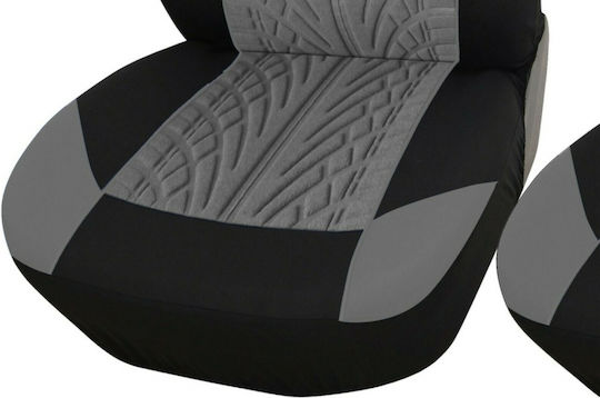 Car Seat Covers Set Polyester Fabric Black Grey 21 Pieces Mercedes Sprinter vito vw Crafter T5 ford Transit peugeot iveco