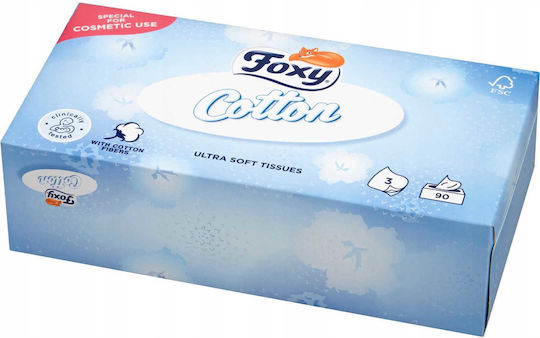 Foxy 90 Χαρτομάντηλα (1 Κουτί)