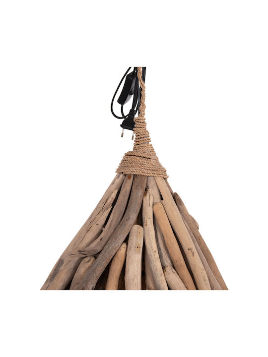 HomeMarkt Pendant Light Light Blue Boho With E27 Socket 48x54x52cm