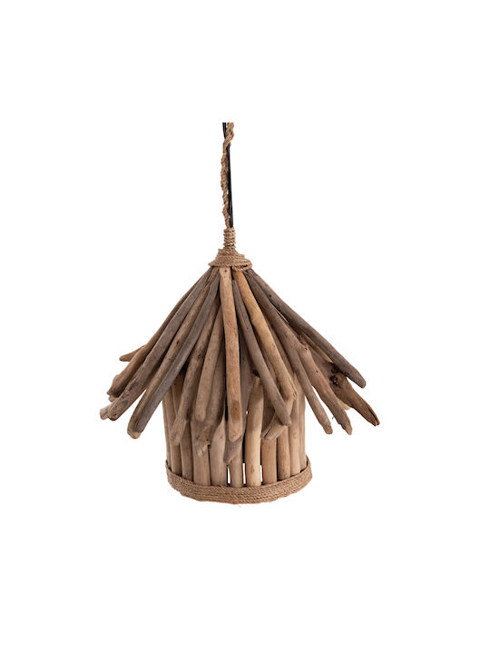 HomeMarkt Κρεμαστό Φωτιστικό Γαλάζιο Boho με Ντουί E27