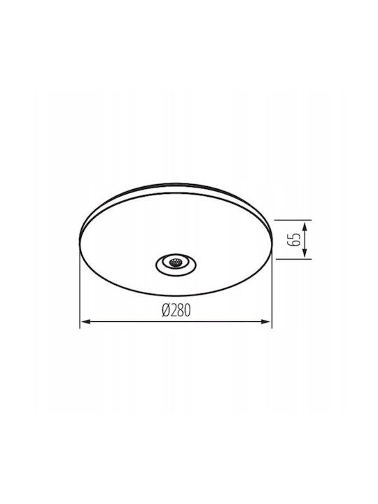 Kanlux Ceiling Lamp Led Ceiling Light Motion Sensor Fogler E 12w Nw Round Ø 28 1000lm 4000k Neutral Color Ip20 I Class White 18122 Kanlux Ceiling Lamp Led Ceiling Light Motion Sensor Fogler E 12w Nw Round Ø 28 1000lm 4000k Neutral Color Ip20 I Class White 18122