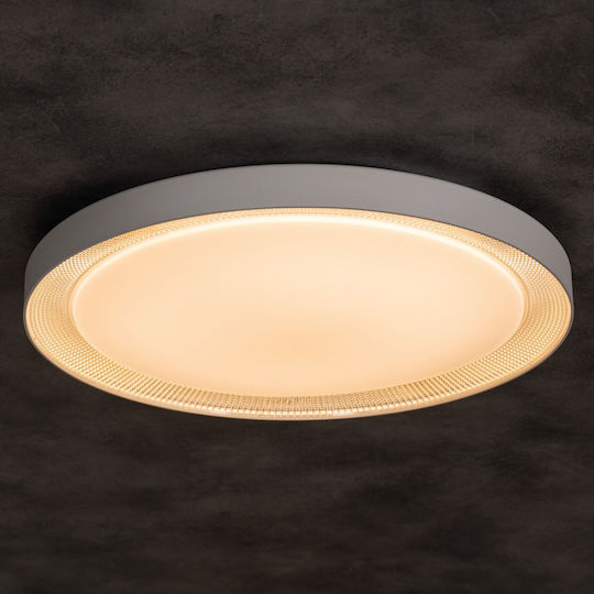 Led Decorative Ceiling Light Anbar Led 37w Cct Round Ø55 Max 2560lm 3000-6500k Ip20 Class I White 38931 Led Decorative Ceiling Light Anbar Led 37w Cct Round Ø55 Max 2560lm 3000-6500k Ip20 Class I White 38931