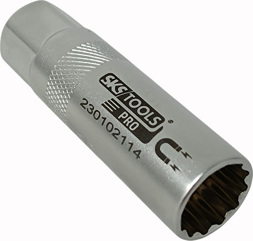 Priză Bujiu Magnetic Poligonal 14 Mm 3/8 Sks Tools 230102114