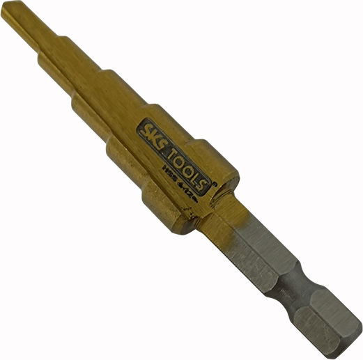 Τρυπάνι Κωνικό 4 12 Mm Επικάλυψη Τιτανίου Sks Tools 40020044