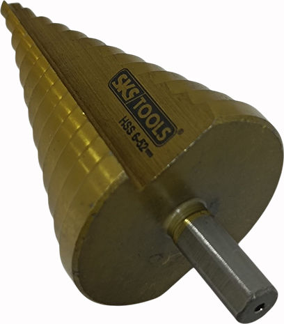 Τρυπάνι Κωνικό 6 52 Mm Επικάλυψη Τιτανίου Sks Tools 40020043